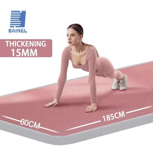 Larger Strengthen Edging Non-Slip  Fitness Mat
