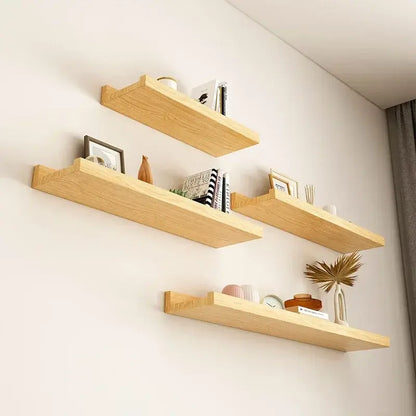 Wooden Wall Shelf Organization Storage Shelves