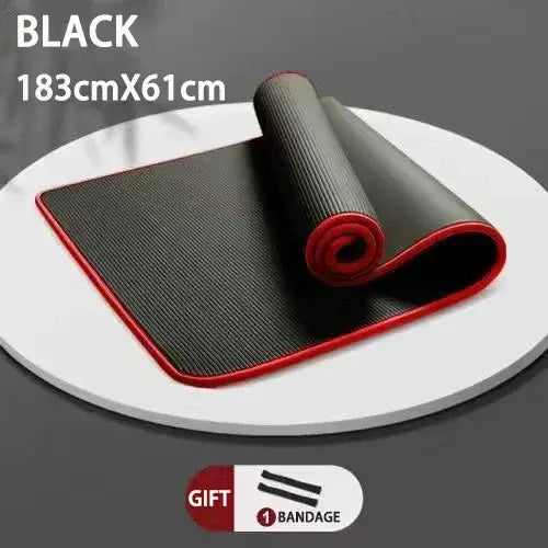 Larger Strengthen Edging Non-Slip  Fitness Mat