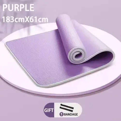 Larger Strengthen Edging Non-Slip  Fitness Mat